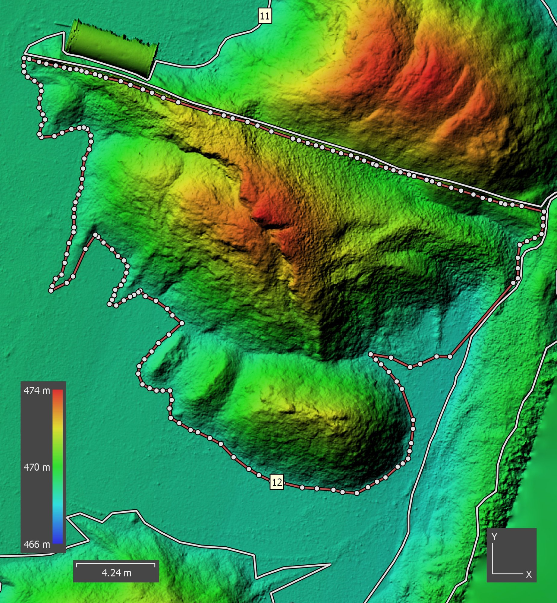 Relevé photogrammétrique par drone
