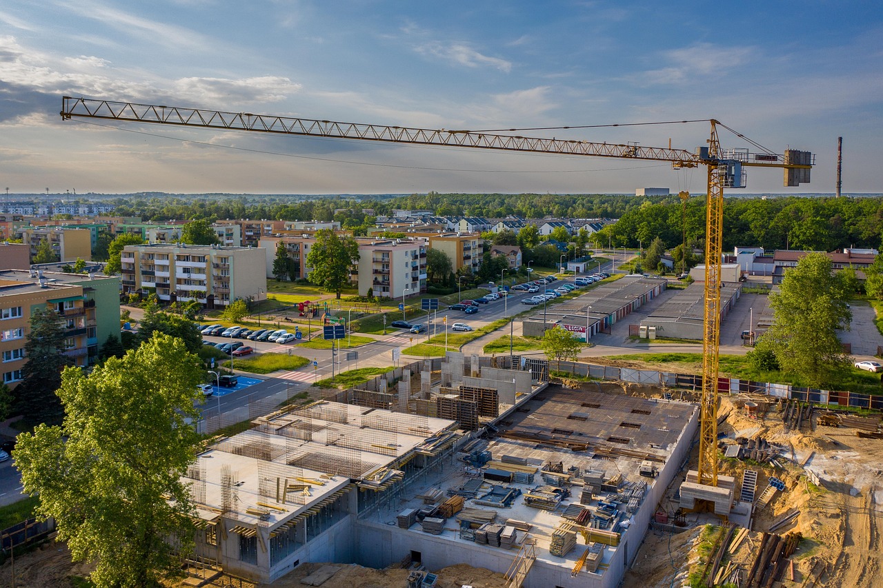 Suivi aérien de chantier par drone