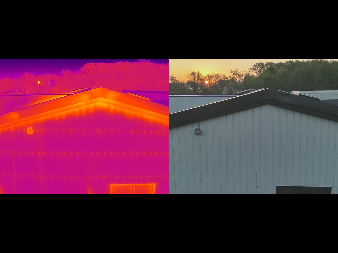 Thermographie infrarouge par drone — analyse thermique